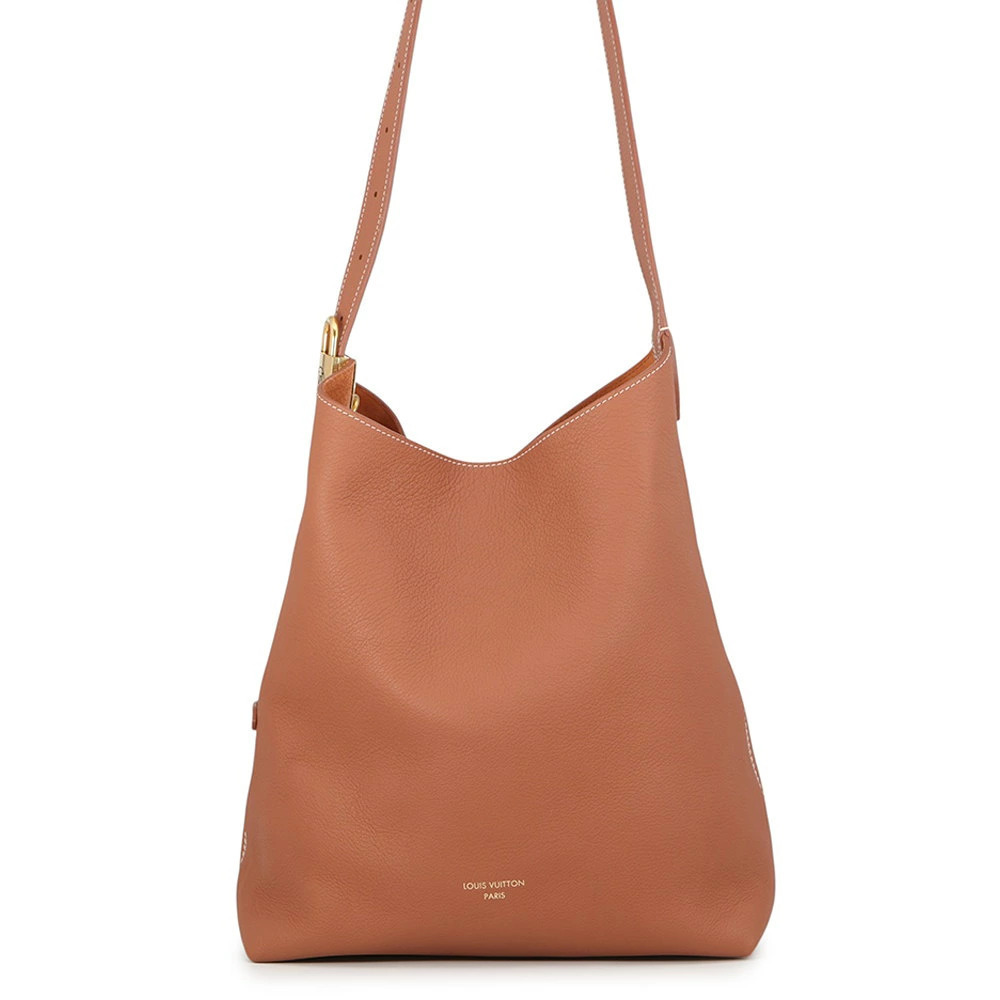 Louis Vuitton Shoulder Bag Grained Calf Leather Low Key Hobo